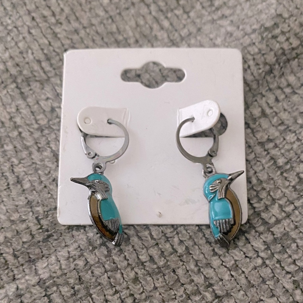 Vintage Style Bird Earrings